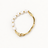 pearl & gold bracelet
