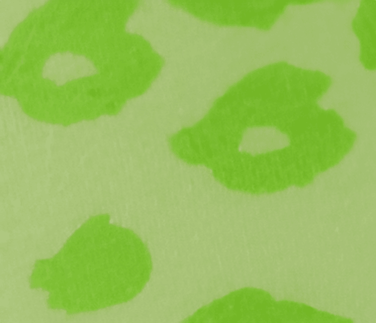 Pipi Neon Green Leopard - Pattern Women Split Brief - Volaea Pickleball Attire