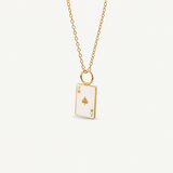 Dainty Poker Ace Necklace
