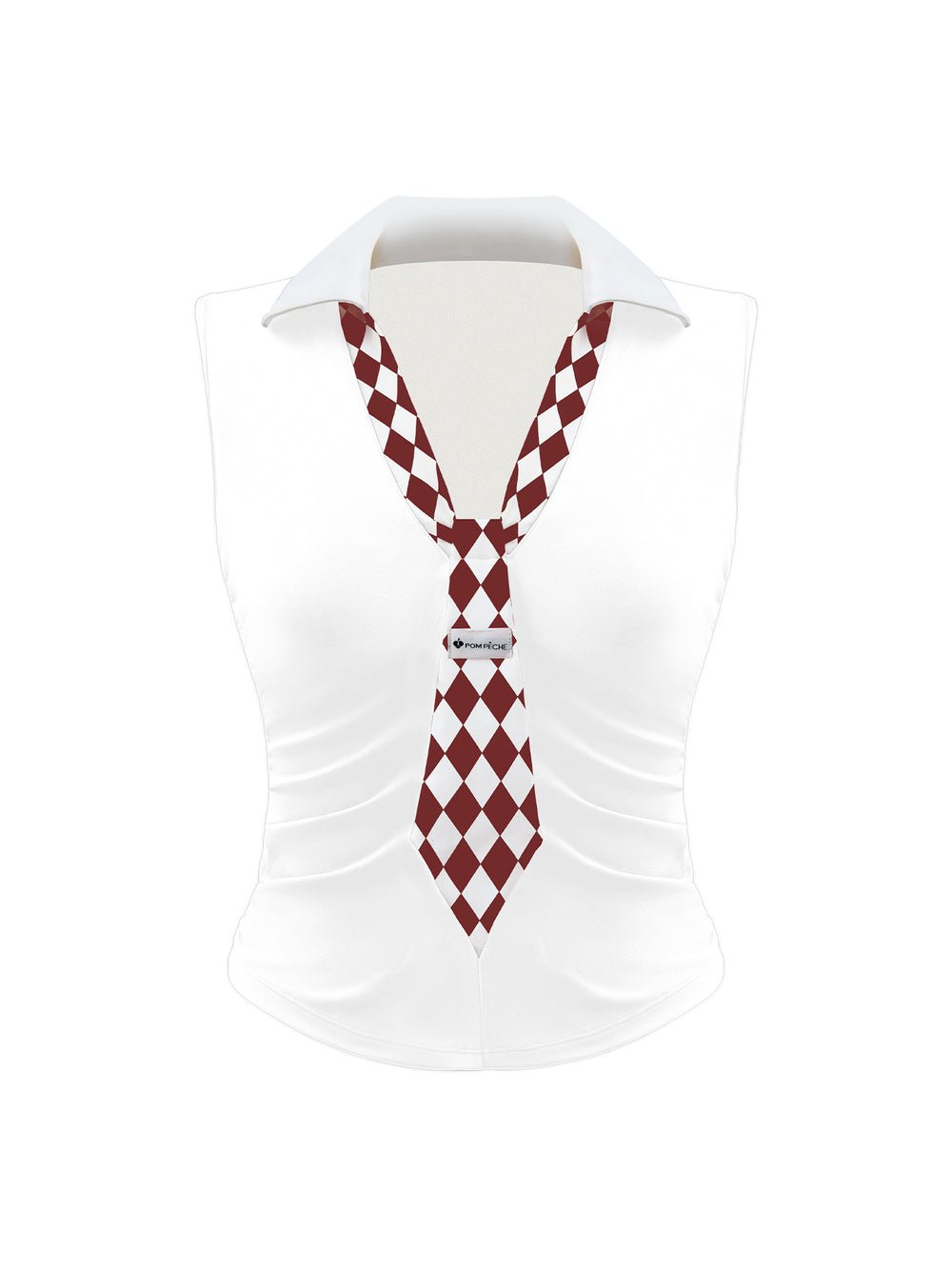 Preppy Tie - Neck Tank Top for Tennis - Volaea Pickleball Attire