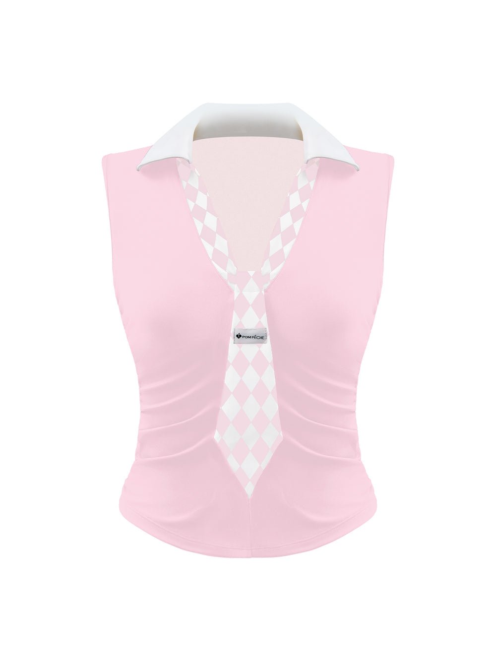 Preppy Tie - Neck Tank Top for Tennis - Volaea Pickleball Attire