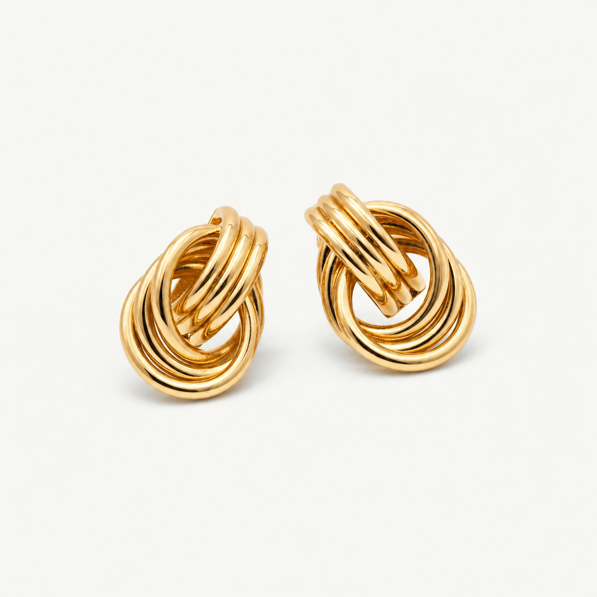 Promise Knots Earrings – 18k Gold Plated Charm Earrings