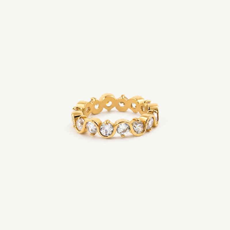 Ripple CZ Eternity Band
