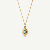 Royal Marquise Turquoise Necklace
