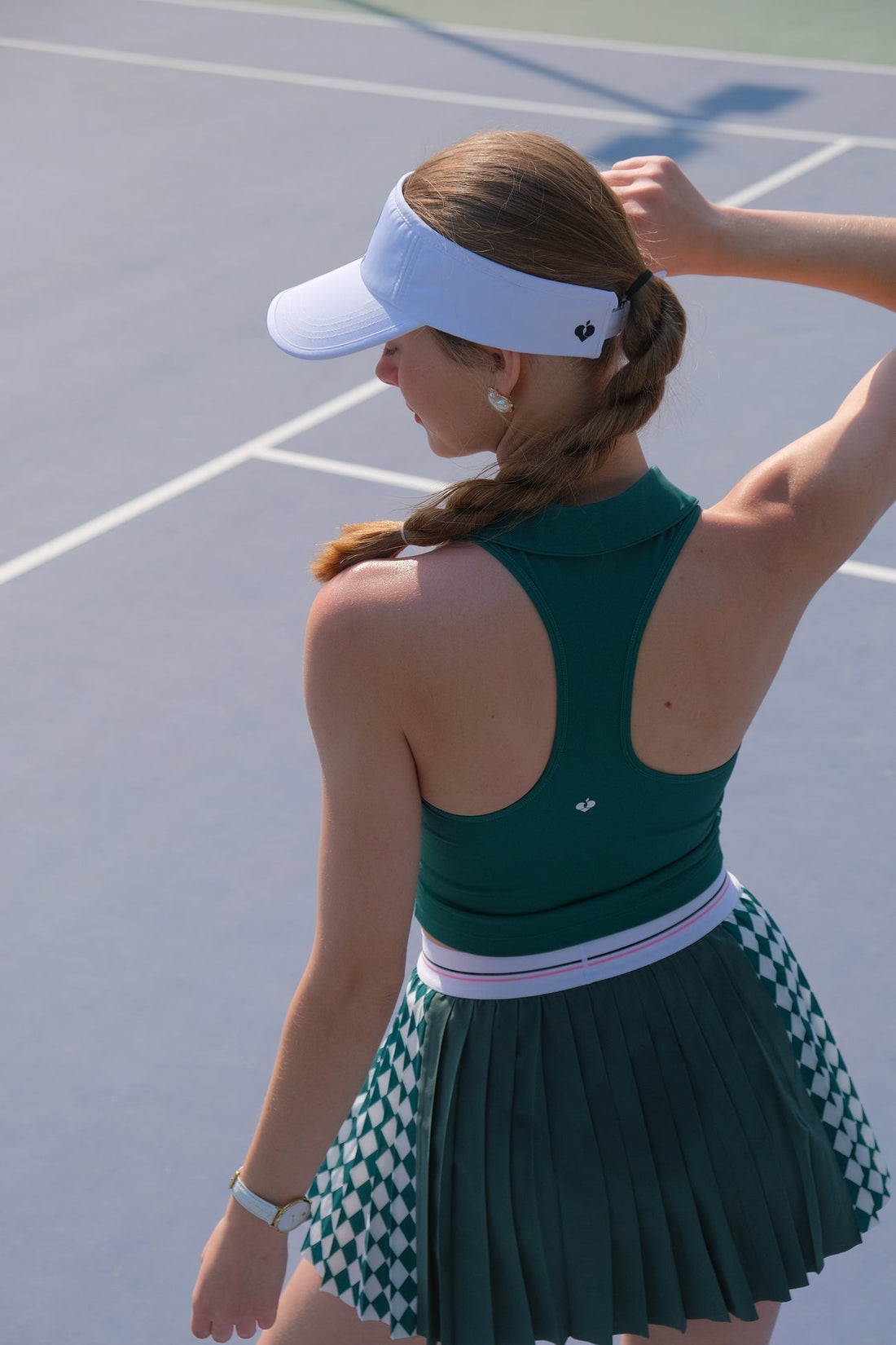 Sleeveless Polo Zip Top for Tennis & Pickleball - Volaea Pickleball Attire