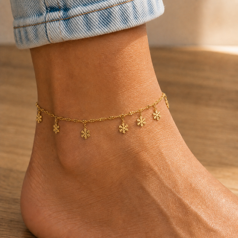 Snowflake Anklet