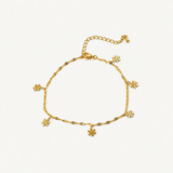 Snowflake Anklet