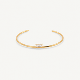 Square Rhinestone Cuff Bracelet