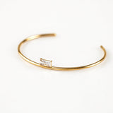 Squre Rhinestone Cuff Bracelet