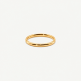 2mm Gold Stacker Band Ring - Waterproof & Tarnish Free