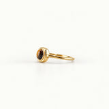 tiger's eye ring in stainless steel waterproof jewelry for women