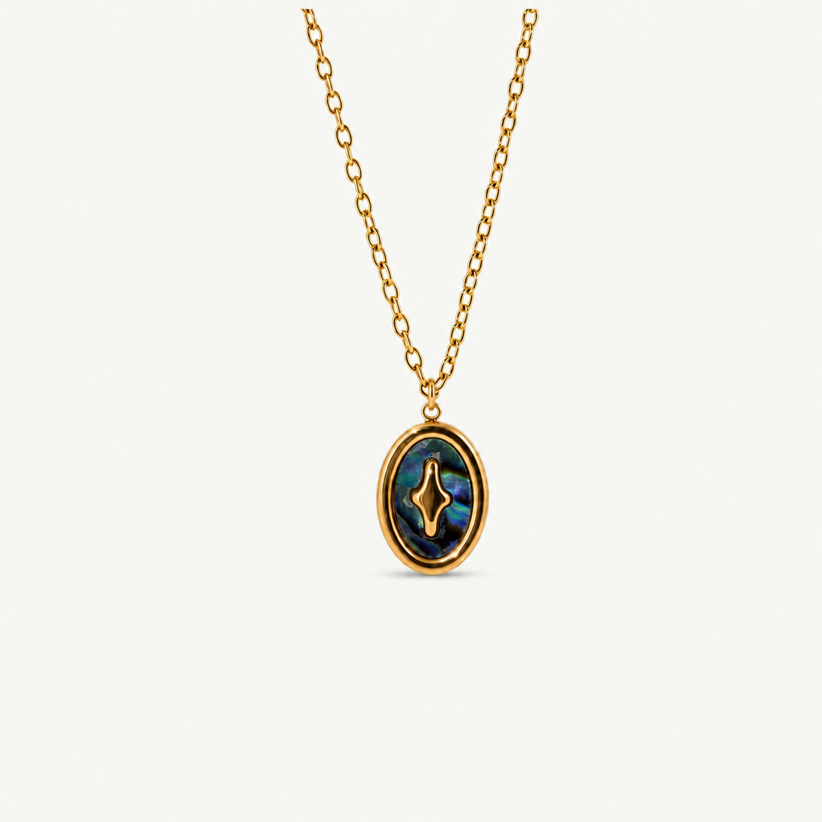 Starry Abalone Pendant Necklace — Ocean Hues