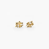 Sunburst Pearl Stud Earrings