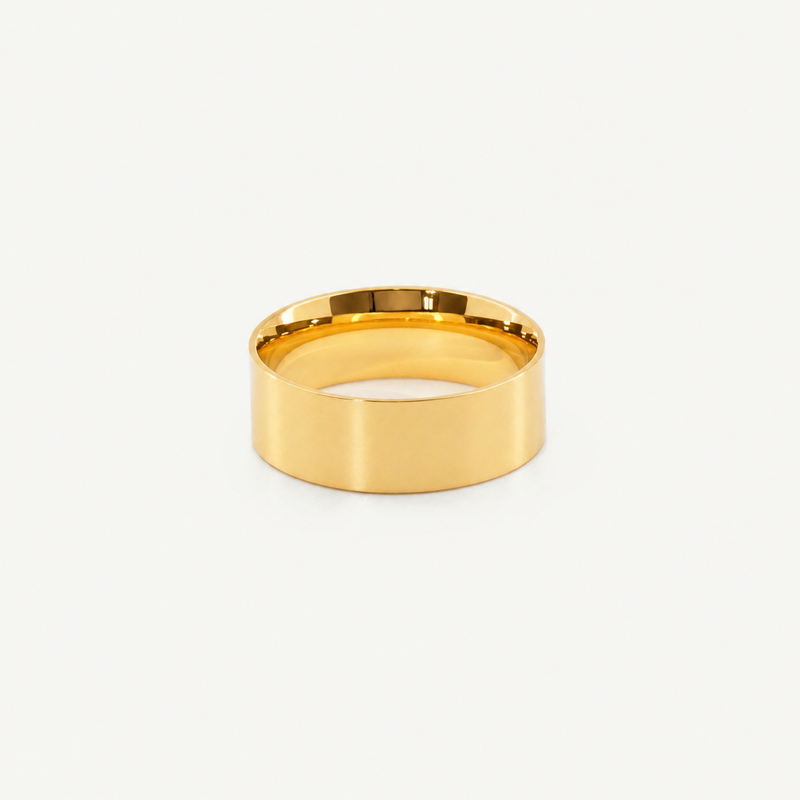 The Band Ring – Stackable Gold-Plated Ring