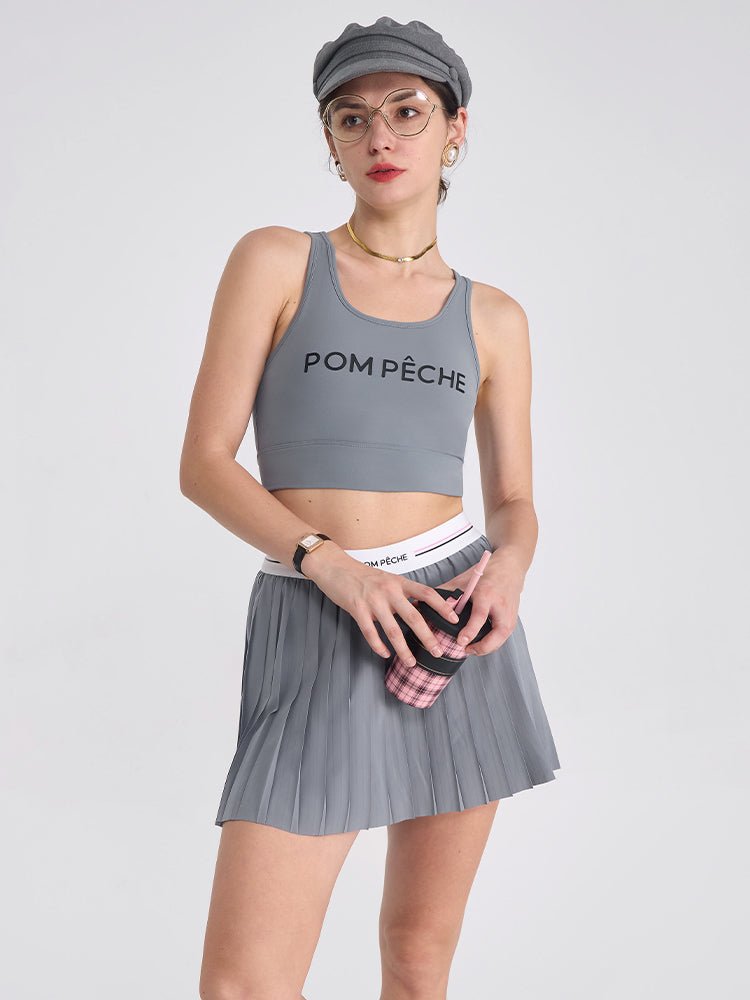 The Classic Pleated Logo - Band Tennis Skort - Volaea Pickleball Attire