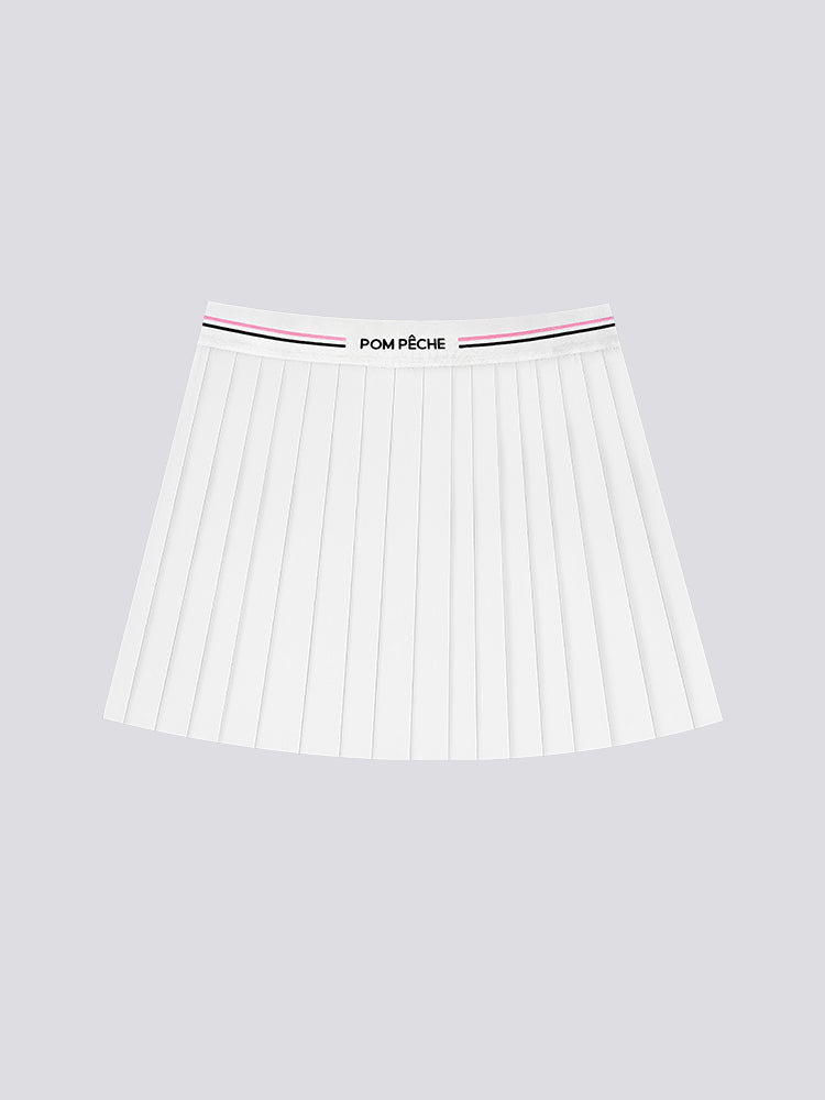 The Classic Pleated Logo - Band Tennis Skort - Volaea Pickleball Attire