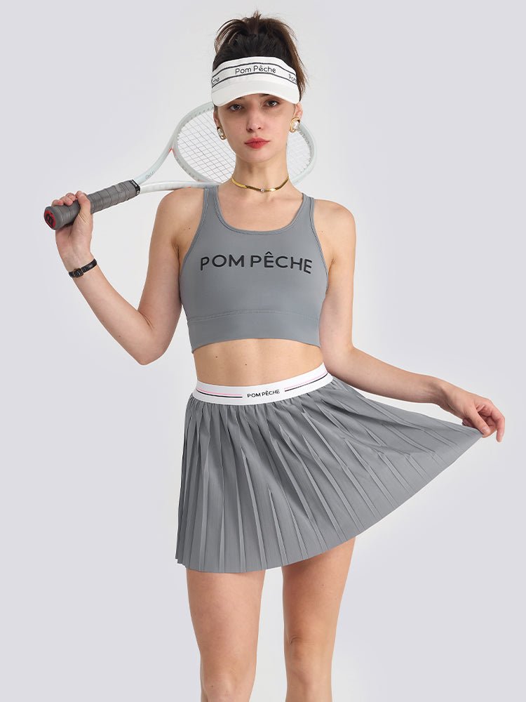 The Classic Pleated Logo - Band Tennis Skort - Volaea Pickleball Attire