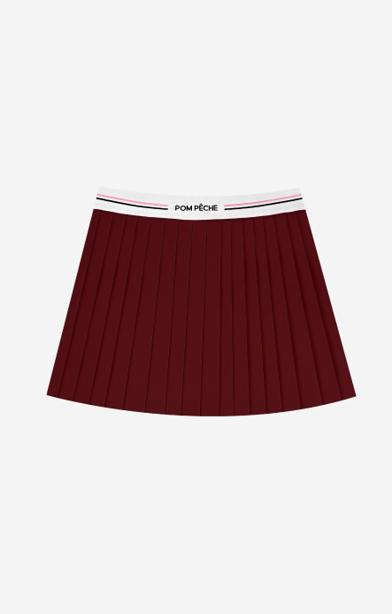 The Classic Pleated Logo - Band Tennis Skort - Volaea Pickleball Attire