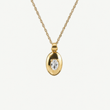 Oval Pendant Necklace