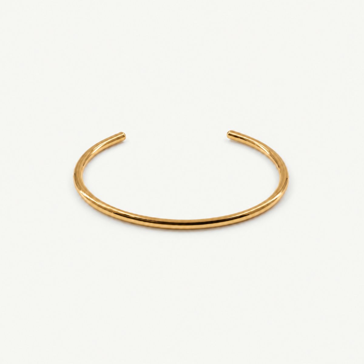Thin Cuff Bracelet – 18K Gold Plated, Waterproof