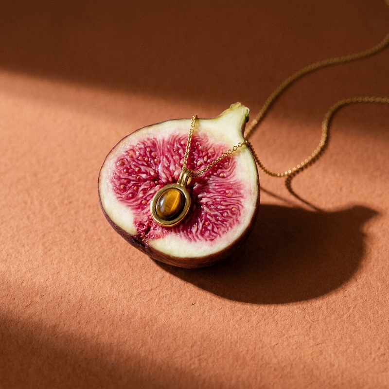 Tiger's Eye Pendant Necklace
