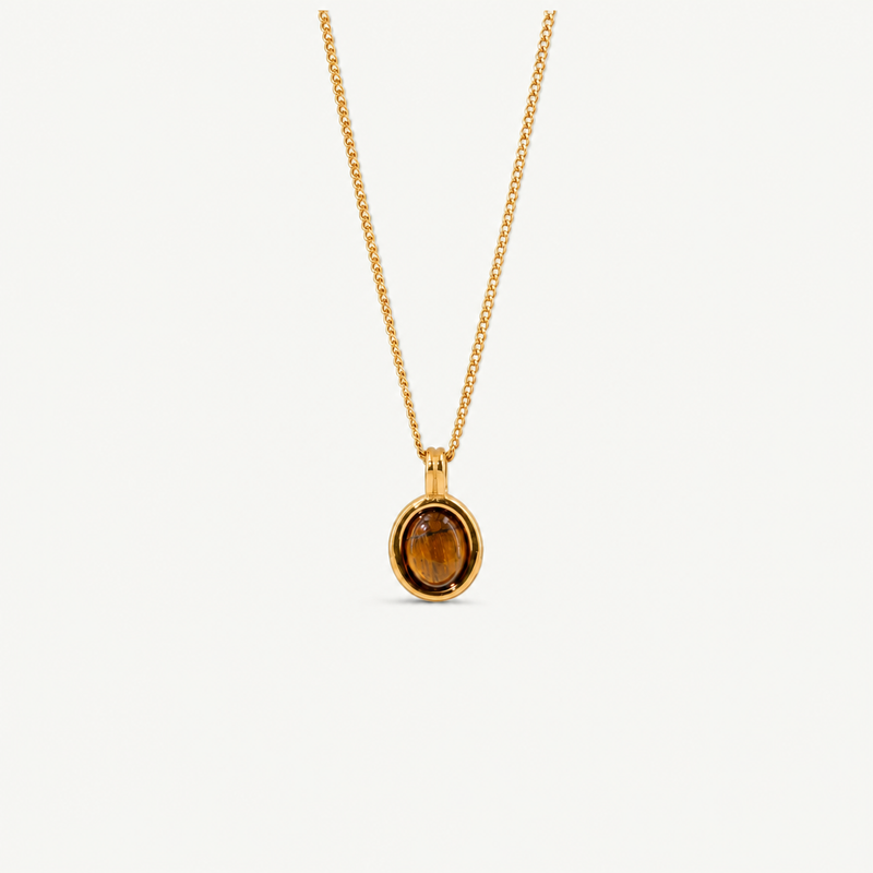 Tiger's Eye Pendant Necklace