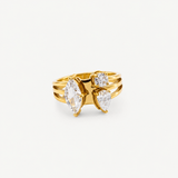 Toi et Moi Cluster Ring