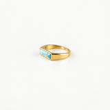 gold turquoise ring