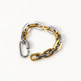 Chunky Two Tone Bracelet