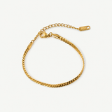 Uma Bracelet - 18k Gold Plated Stainless Steel Chain Bracelet