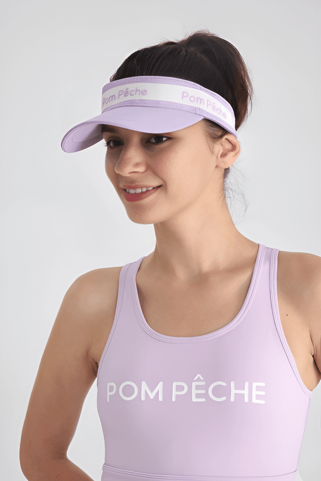 Violet Purple Adjustable Visor Cap Hat - Volaea Pickleball Attire