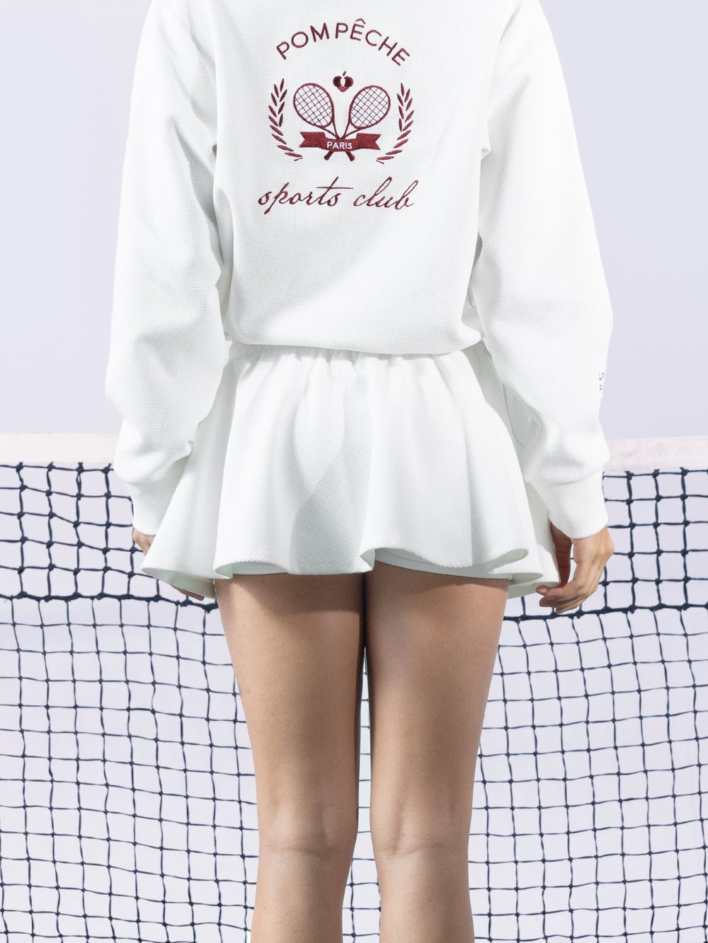 Waffle A - Line Performance Skort for Tennis - Volaea Pickleball Attire