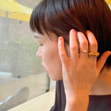 Pearl fidget ring